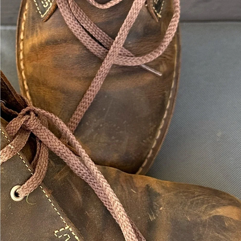 Clarks Brown Leather Chukka Boots